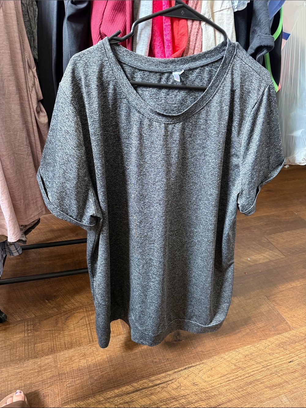 Foreyond Gray Heather Performance Athletic Tee Women’s 3X